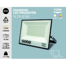 150W LED PROJEKTÖR BEYAZ GÜNIŞIĞI